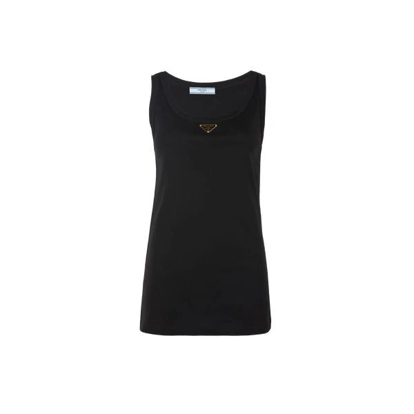 商品Prada|Top en maille côtelée,价格¥5806,第1张图片