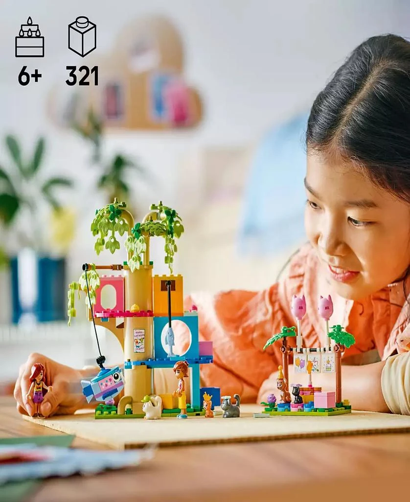 商品LEGO|Friends Cat Birthday Party Tree House 42666 Toy Building Set, 321 Pieces,价格¥221,第2张图片详细描述