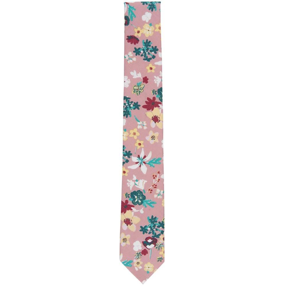 商品Bar III|Men's Floral Skinny Tie, Created for Macy's,价格¥88,第2张图片详细描述