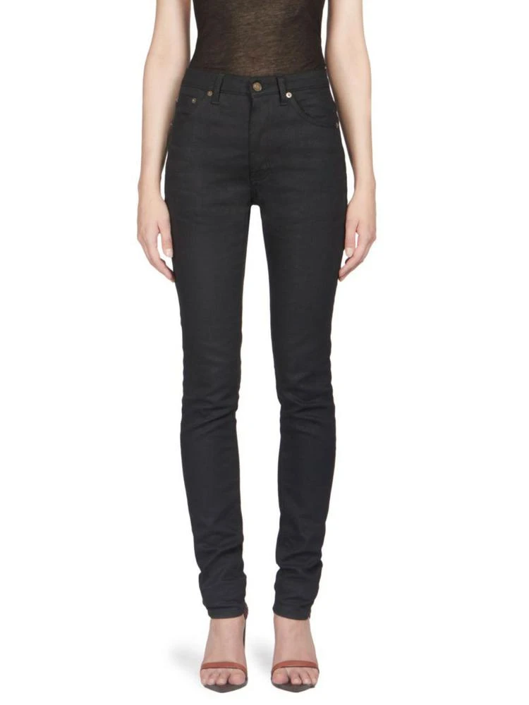 商品Yves Saint Laurent|Coated Skinny Jeans,价格¥2464,第1张图片