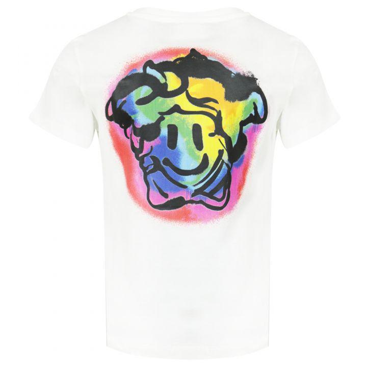 商品Versace|White Multi Logo T Shirt,价格¥620,第5张图片详细描述