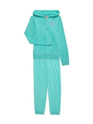 商品Juicy Couture|Girl's 2-Piece Track Hoodie & Joggers Set,价格¥490,第1张图片