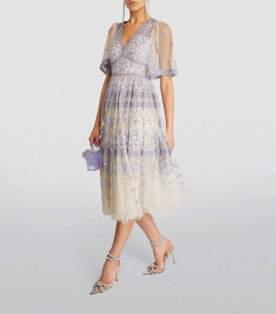 商品Needle & Thread|Sweetheart Lace Midi Dress,价格¥2612,第2张图片详细描述