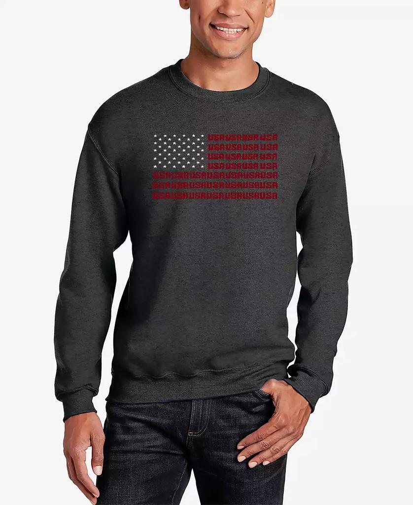 Fier d'être Américain - T-shirt à manches longues pour homme avec motif de mots image 2