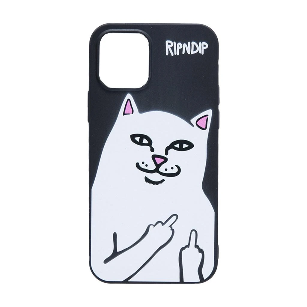 商品RIPNDIP|Lord Nermal Iphone Case (Black),价格¥39,第5张图片详细描述