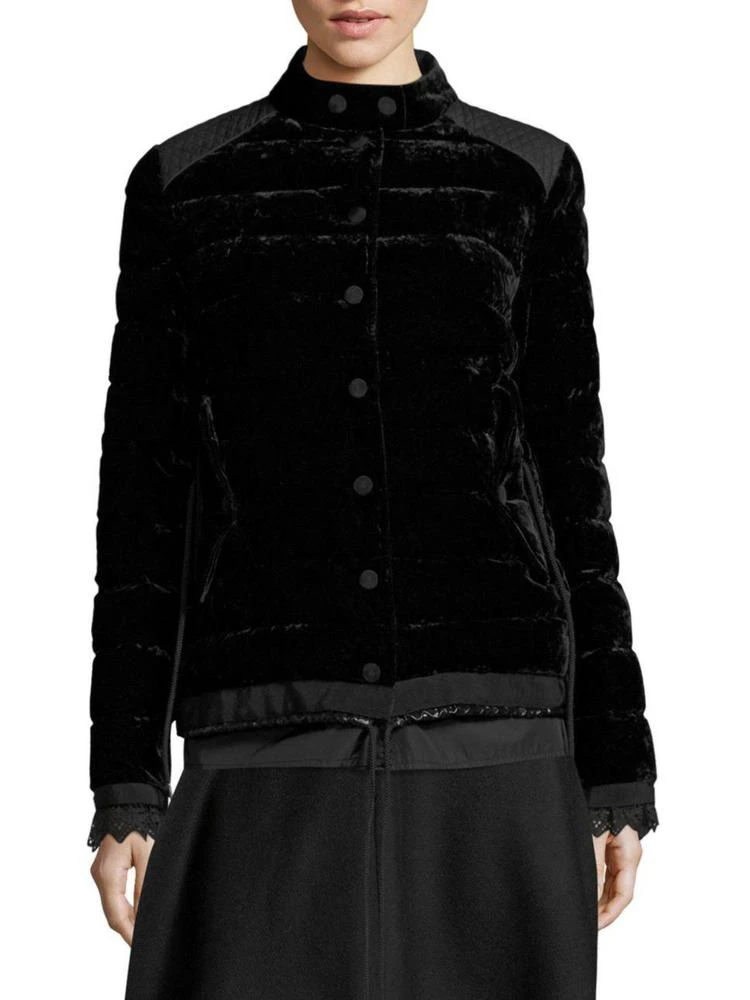 商品Moncler|Beatrice Quilted Velvet Jacket,价格¥14088,第1张图片