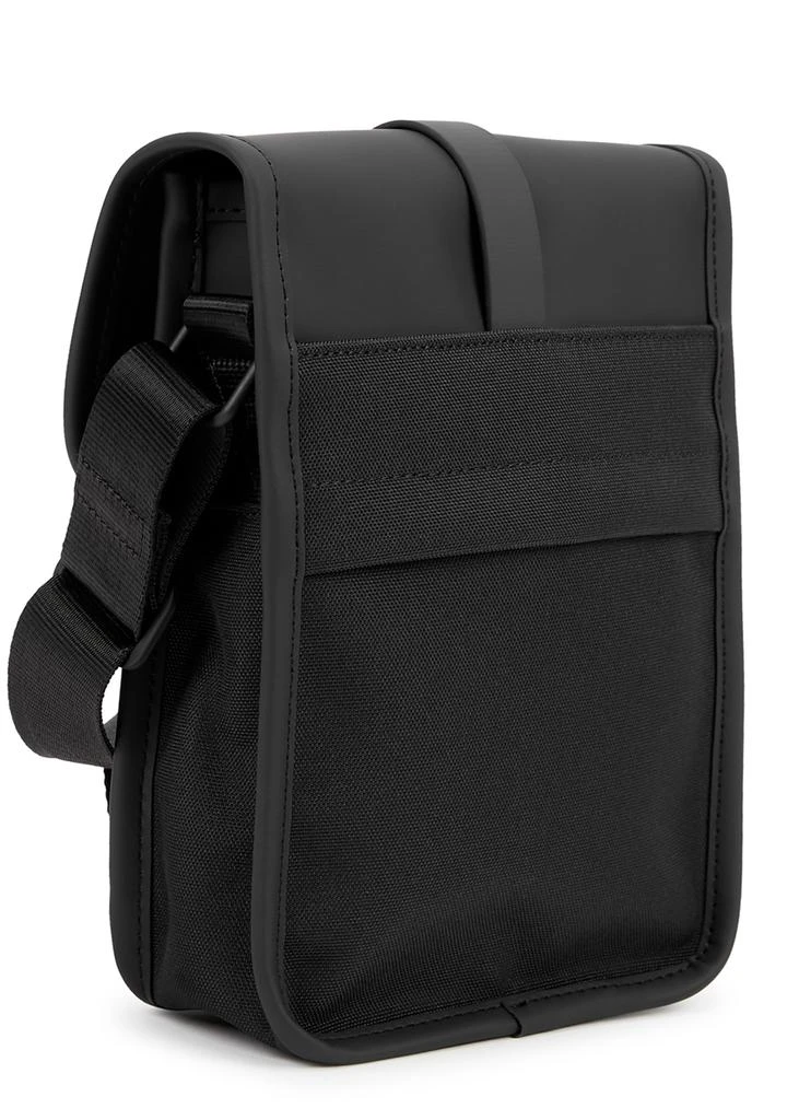 商品RAINS|Flight black panelled rubberised cross-body bag,价格¥543,第2张图片详细描述