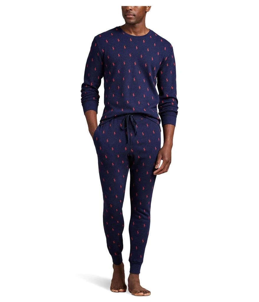 商品Ralph Lauren|Waffle Printed Joggers,价格¥474,第3张图片详细描述