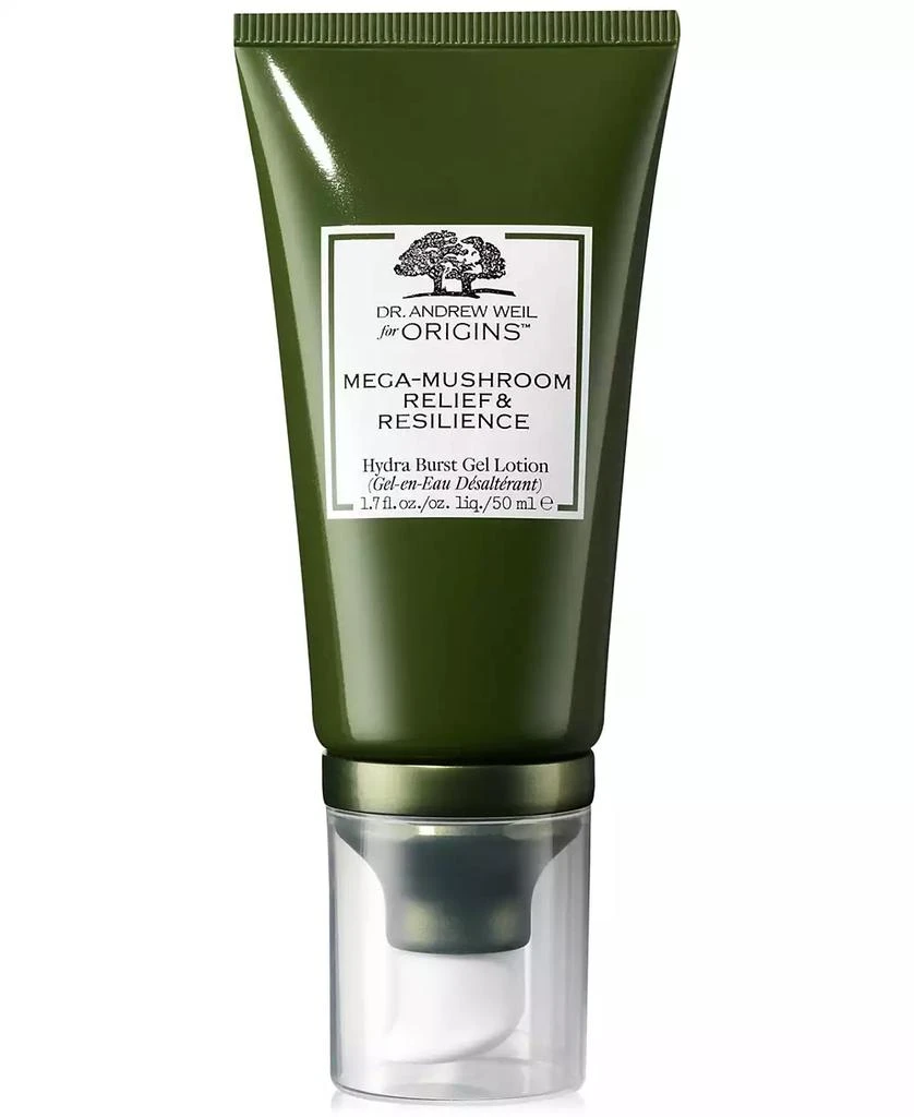 商品Origins|Dr. Andrew Weil for Origins™ Mega-Mushroom Relief & Resilience Hydra Burst Gel Lotion, 1.7 oz.,价格¥579,第1张图片