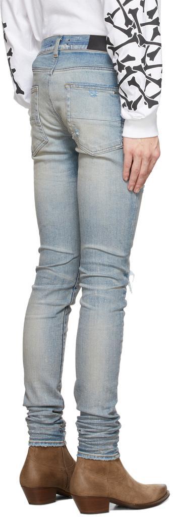 商品AMIRI|Blue MX1 Cracked Paint Jeans,价格¥8469,第5张图片详细描述