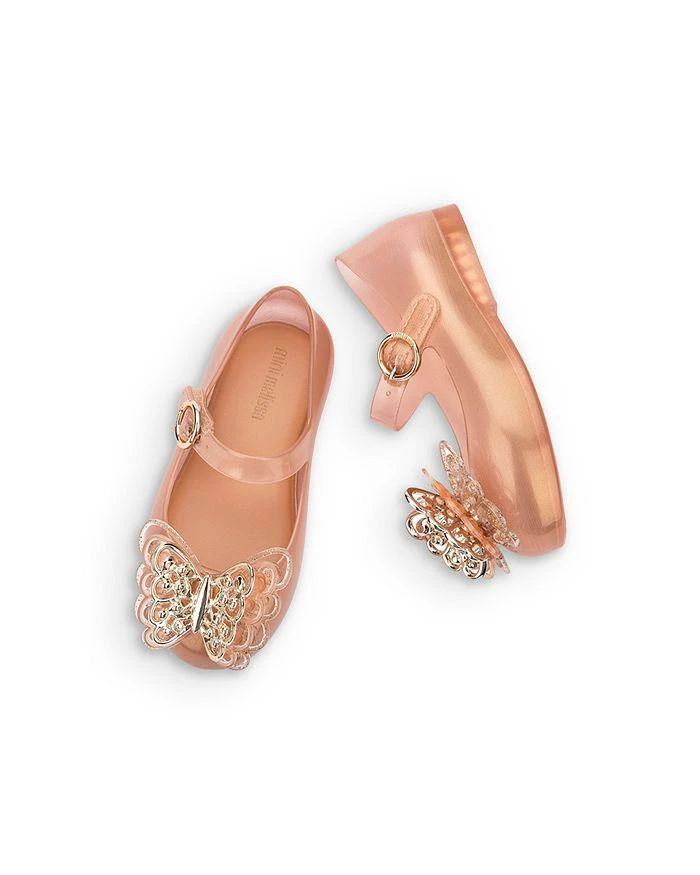 商品Mini Melissa|Girls' Sweet Love Fly II Butterfly Flats - Toddler,价格¥186,第5张图片详细描述