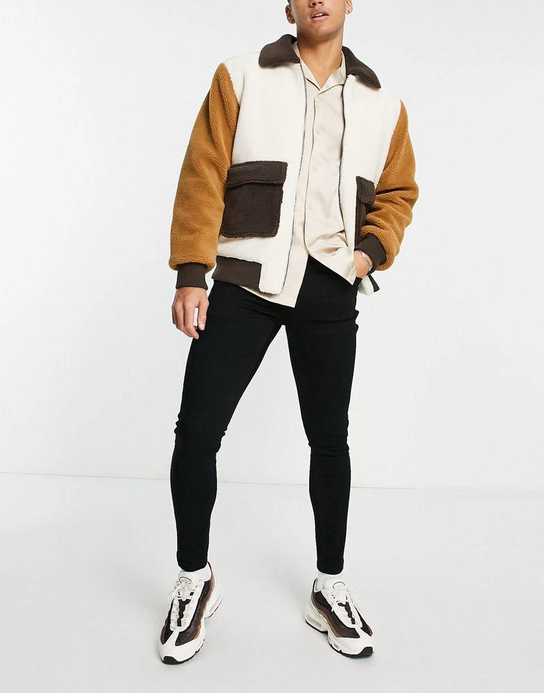 商品Topman|Topman spray on jeans in black,价格¥220,第1张图片