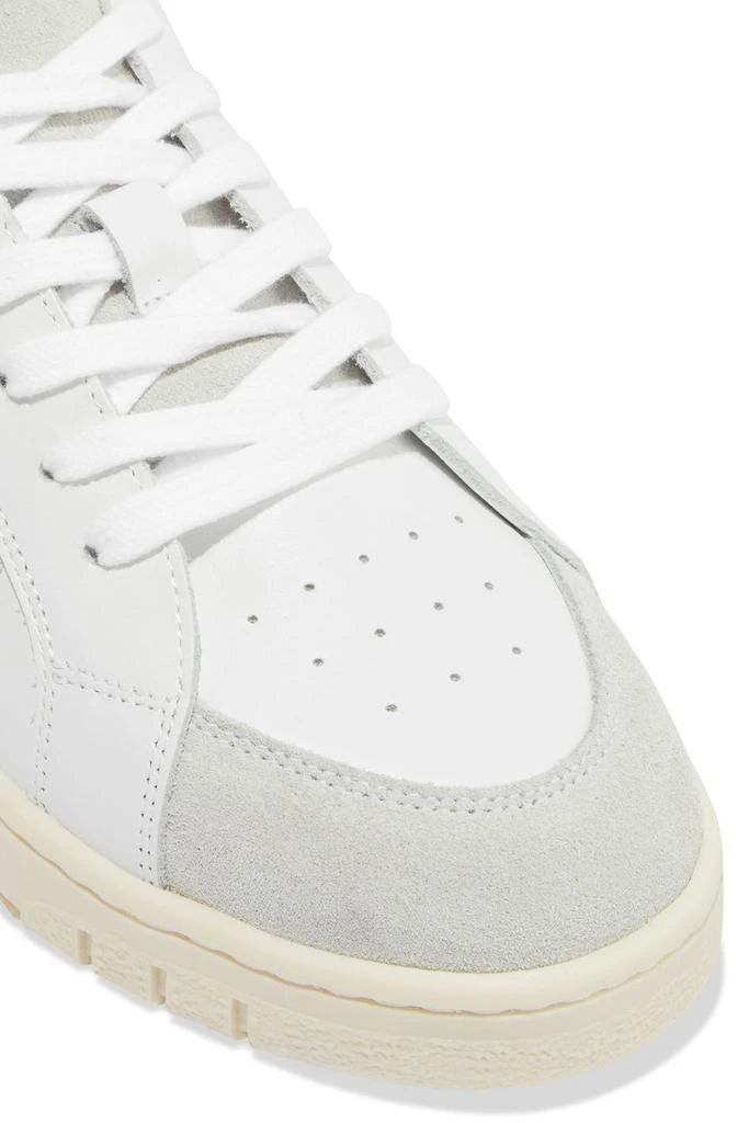 商品IRIS & INK|Constance suede-trimmed leather sneakers,价格¥1228,第5张图片详细描述