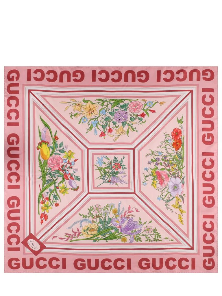 商品Gucci|Printed Silk Scarf,价格¥3785,第1张图片