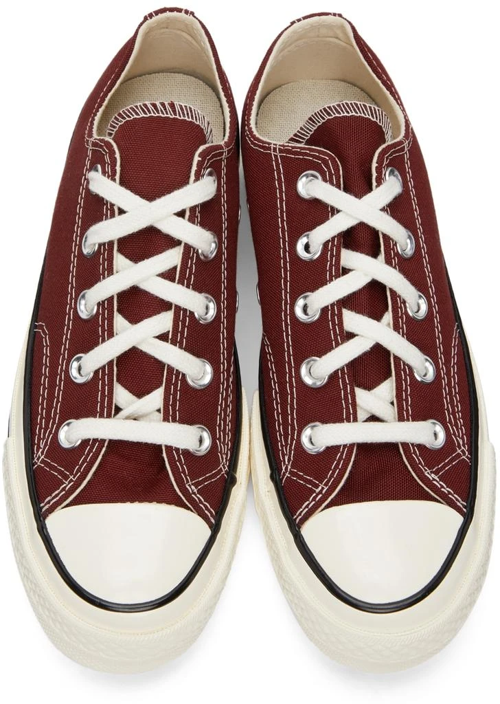 商品Converse|Burgundy Chuck 70 Low Sneakers,价格¥307,第5张图片详细描述