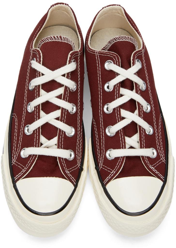 商品Converse|Burgundy Chuck 70 Low Sneakers,价格¥542,第7张图片详细描述