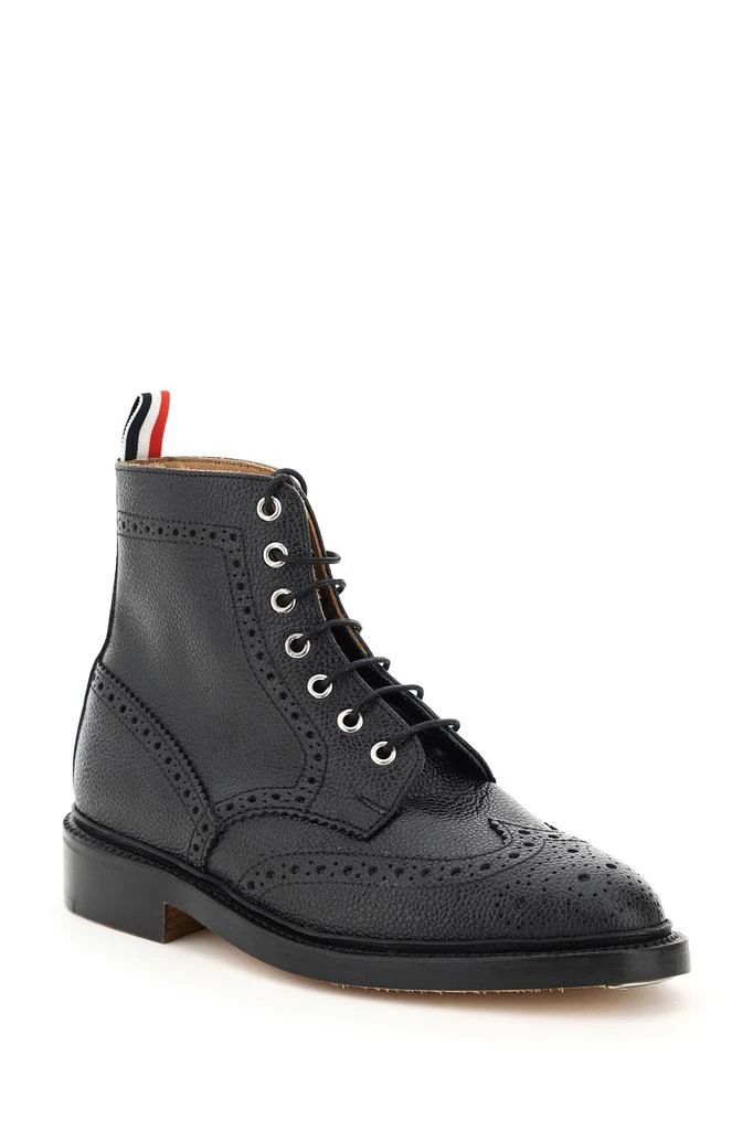 商品Thom Browne|CLASSIC WINGTIP LACE-UP BOOTS,价格¥4639,第4张图片详细描述