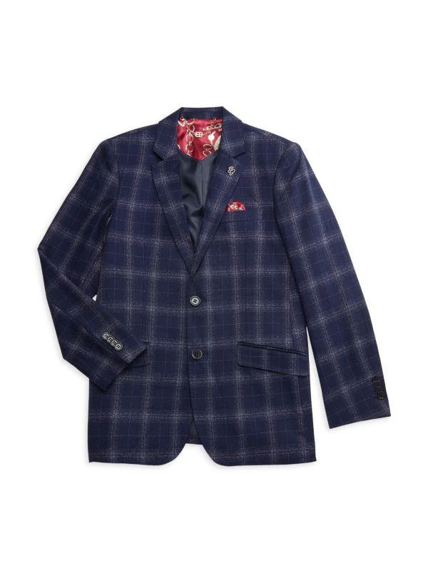 商品Elie Balleh|Boy's Plaid Sport Coat,价格¥375,第1张图片