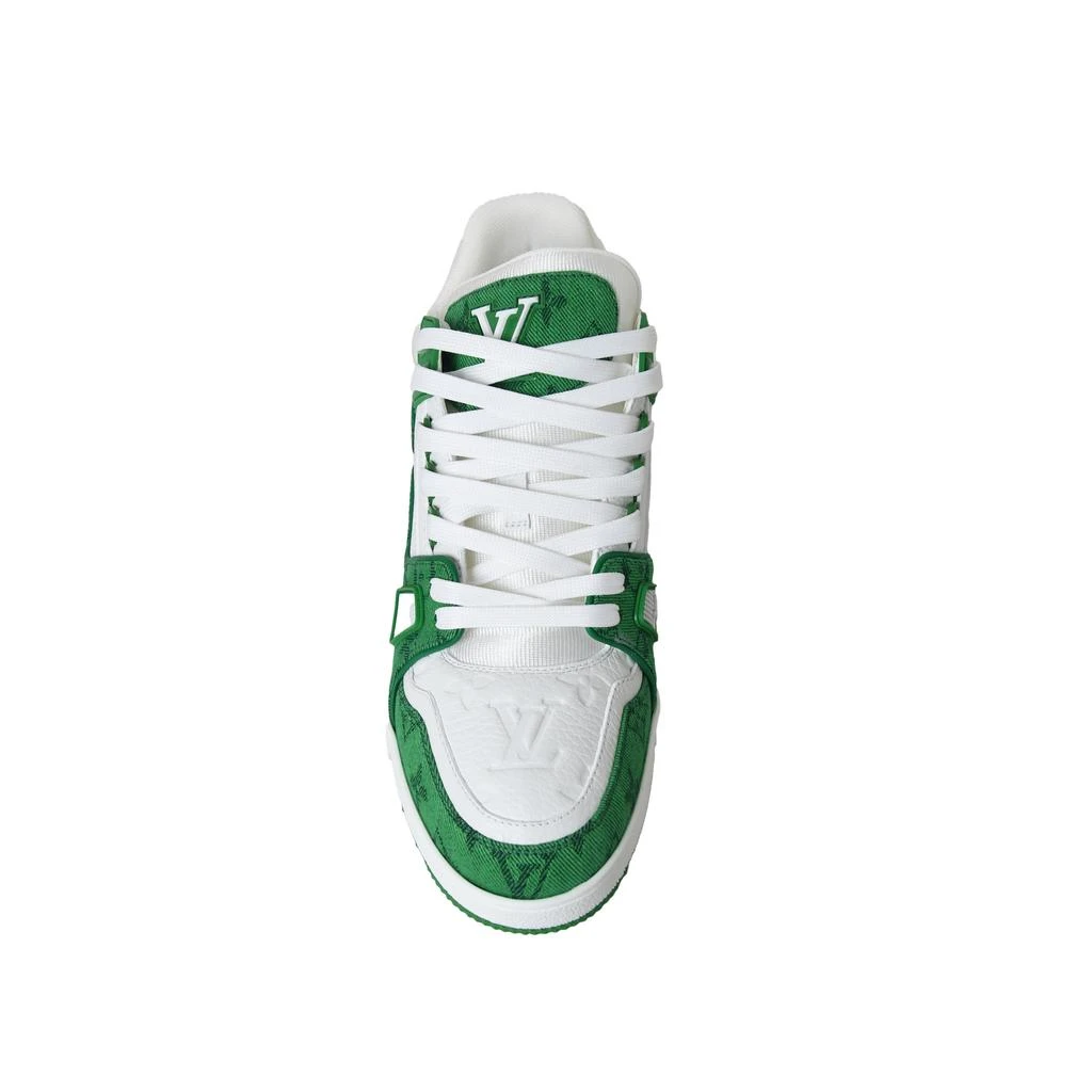 商品Louis Vuitton|Louis Vuitton Trainer Sneaker Green,价格¥13271,第4张图片详细描述