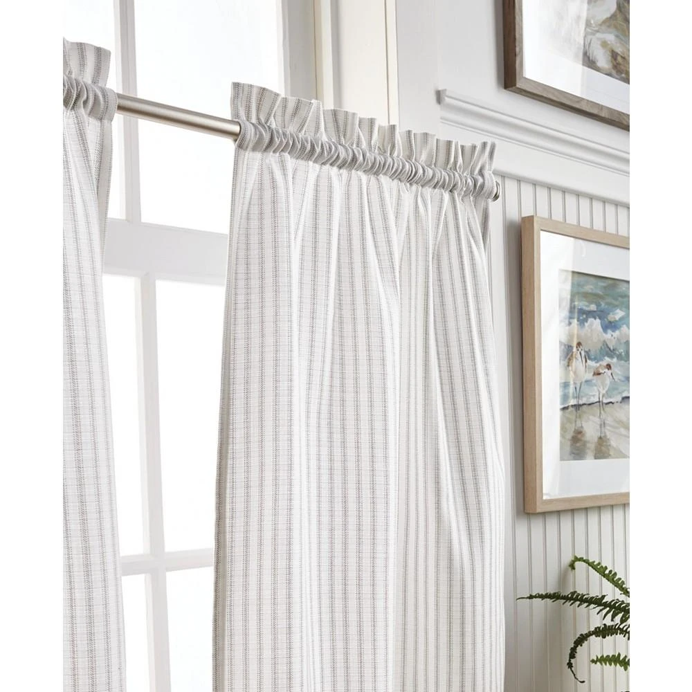 商品Martha Stewart|Ticking Stripe 3-Pc. Valance & Tiers Set, Created For Macy's,价格¥262,第2张图片详细描述