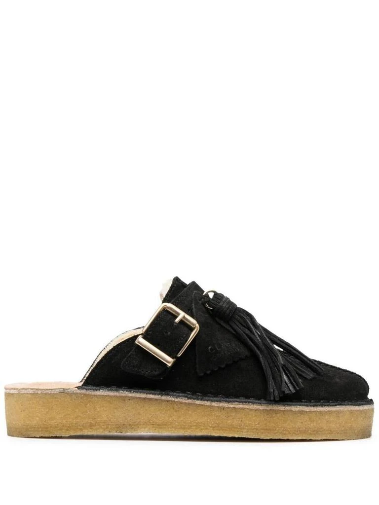 商品Clarks|CLARKS Trek Mule suede sabot,价格¥1047,第1张图片