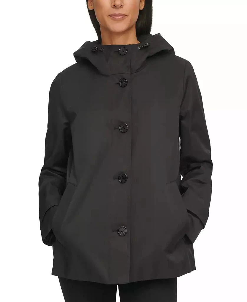 商品Calvin Klein|Women's Hooded Water-Resistant Jacket,价格¥1047,第4张图片详细描述