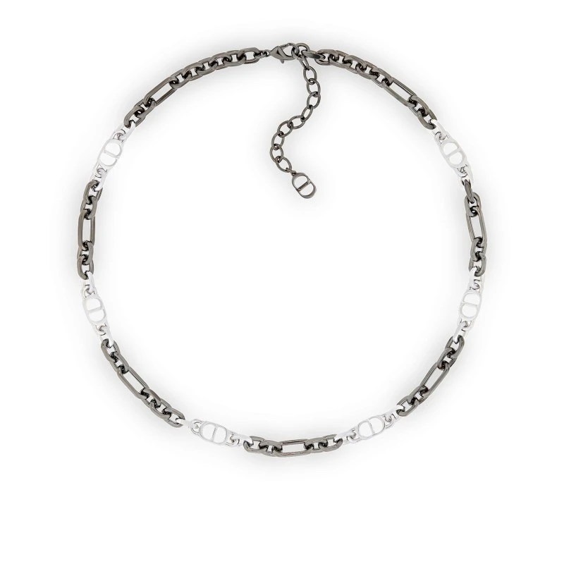 商品Dior|Dior 迪奥 男士多色黄铜项链,价格¥6224,第5张图片详细描述