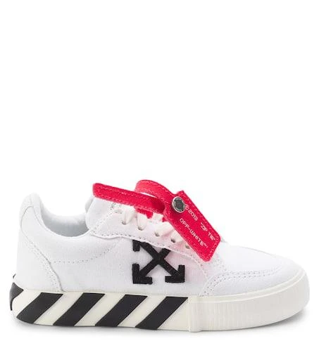 商品Off-White|Low Vulcanized皮革运动鞋,价格¥1402,第4张图片详细描述