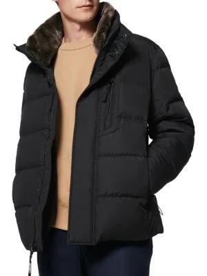 商品Marc New York by Andrew Marc|Horizon Faux Fur-Trimmed Down Puffer Jacket,价格¥871,第1张图片
