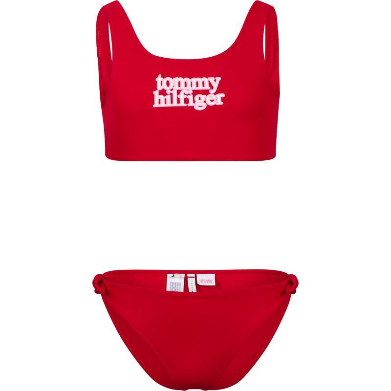商品Tommy Hilfiger|Logo bikini in red,价格¥403,第1张图片