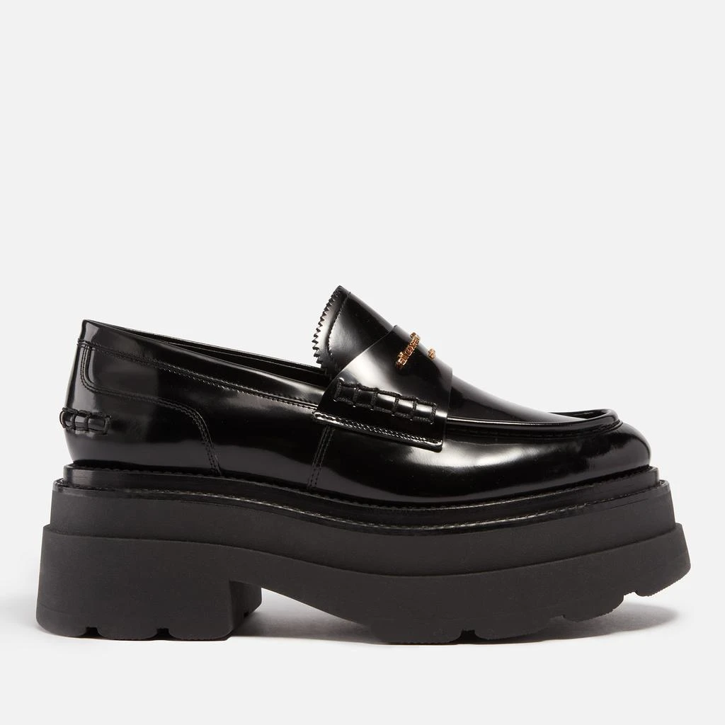 商品Alexander Wang|Alexander Wang Carter Patent-Leather Platform Loafers,价格¥5136,第1张图片