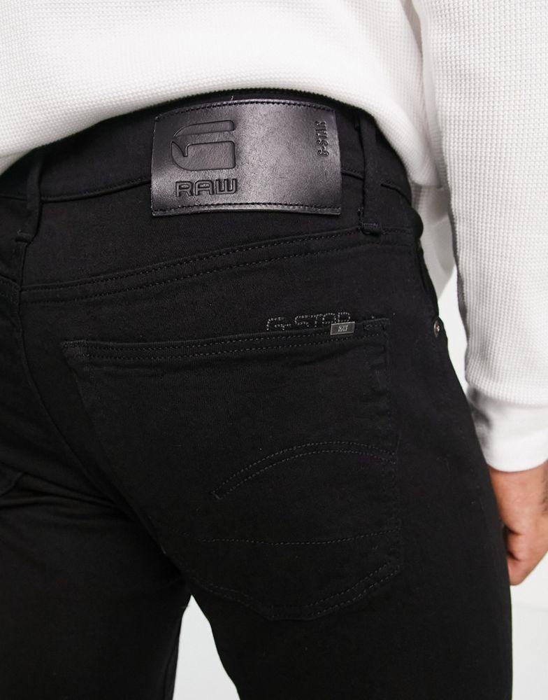G-Star 3301 slim fit jeans in black商品第3张图片规格展示
