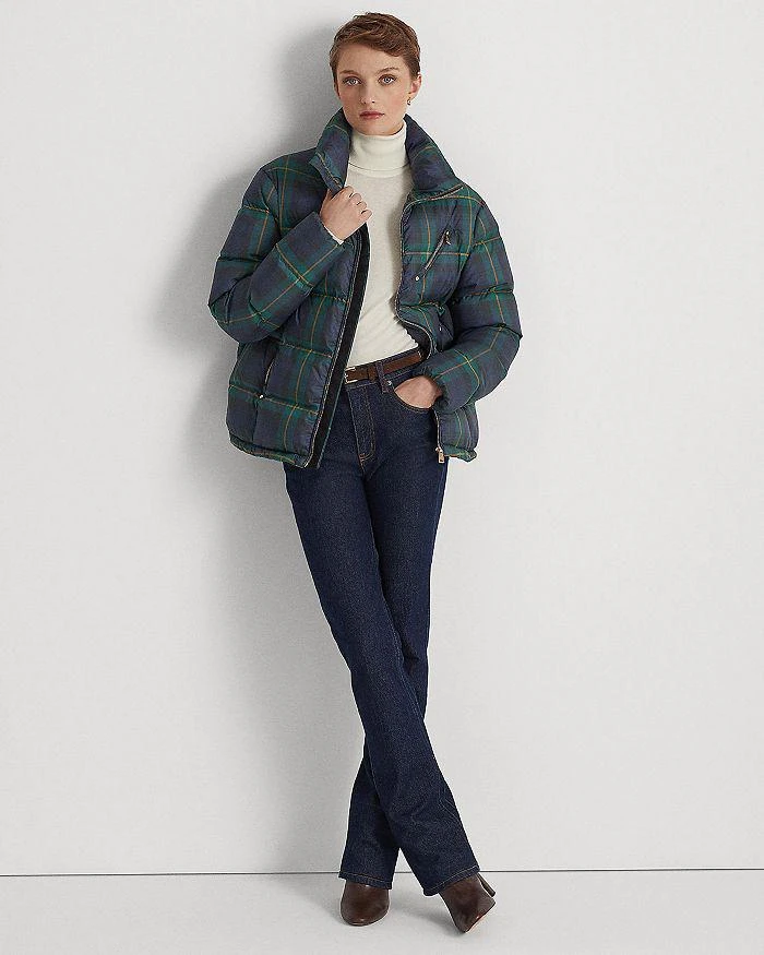 商品Ralph Lauren|Plaid Puffer Coat,价格¥1214,第3张图片详细描述