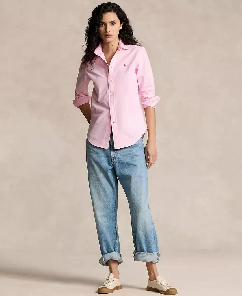 商品Ralph Lauren|女款柔软棉质牛津修身衬衣,价格¥947,第4张图片详细描述