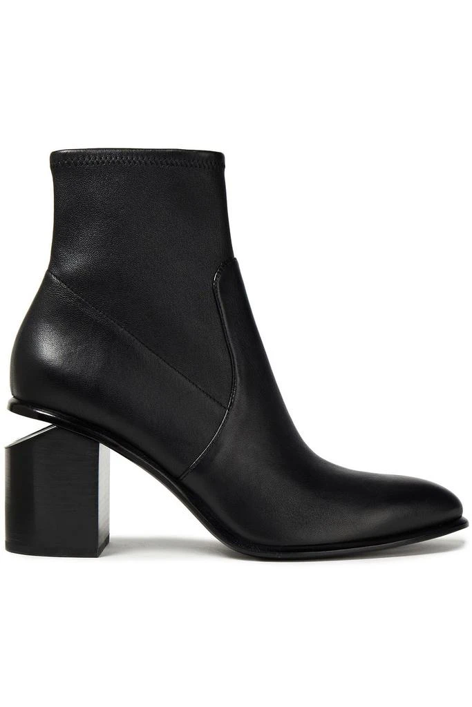 商品Alexander Wang|Anna stretch-leather ankle boots,价格¥1558,第1张图片