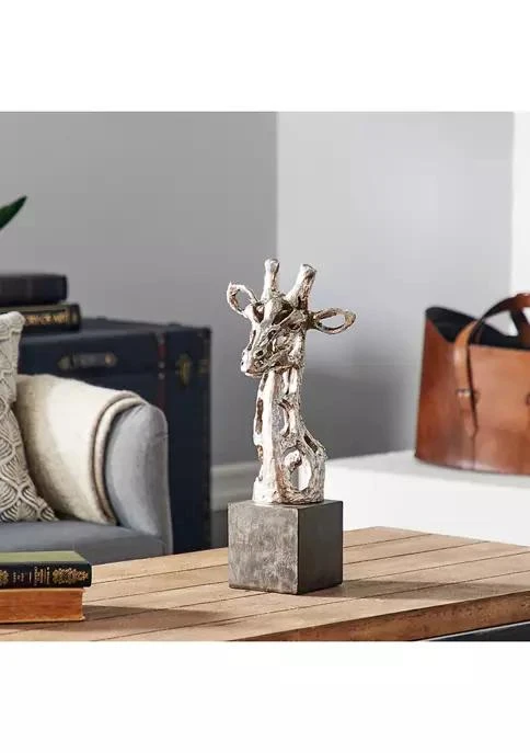商品Monroe Lane|Lane Eclectic Polystone Giraffe Sculpture,价格¥1604,第2张图片详细描述