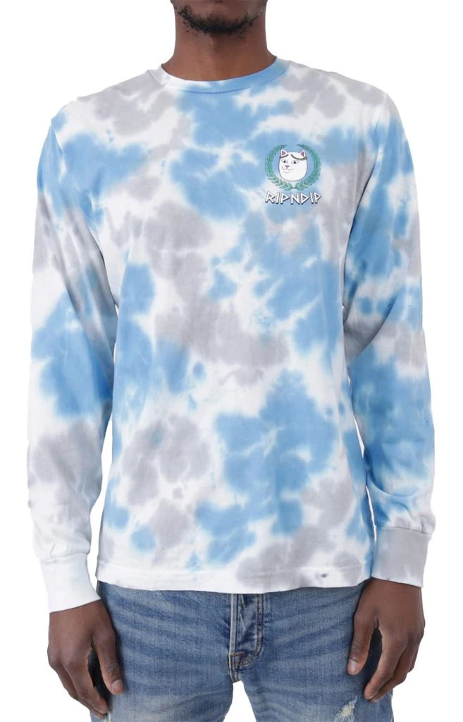 商品RIPNDIP|Waiting In Heaven L/S Shirt - Light Blue Cloud Wash ,价格¥203,第1张图片