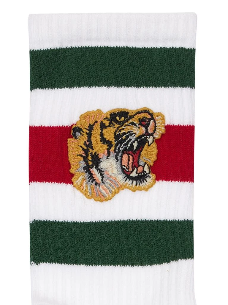 商品Gucci|Tiger Patch Cotton Blend Socks,价格¥1688,第1张图片详细描述
