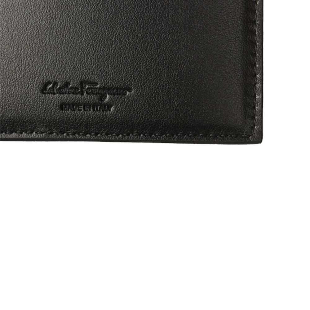 SALVATORE FERRAGAMO 男士黑色小牛皮卡片包 66-A244-694150 商品