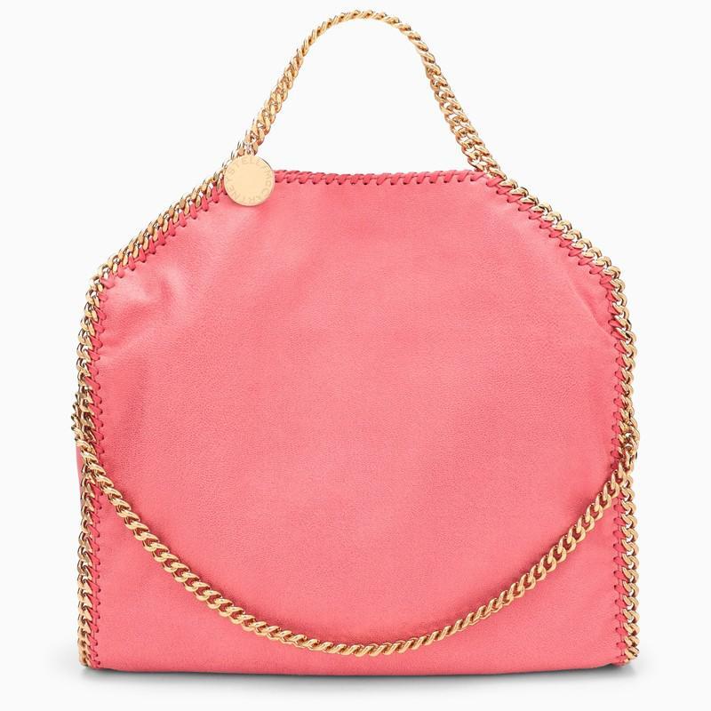 商品Stella McCartney|Bright pink Falabella Fold Over bag,价格¥7882,第1张图片