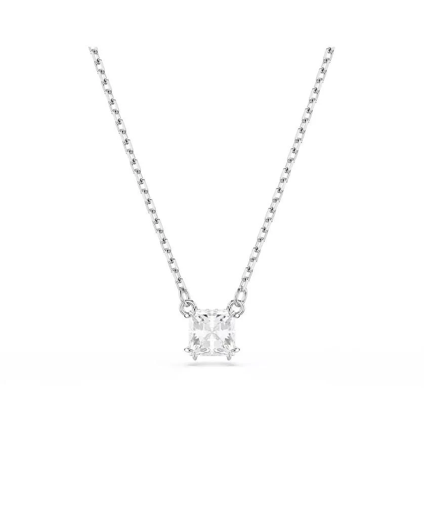 商品Swarovski|Stilla Pendant Square Cut, White, Necklace,价格¥623,第1张图片