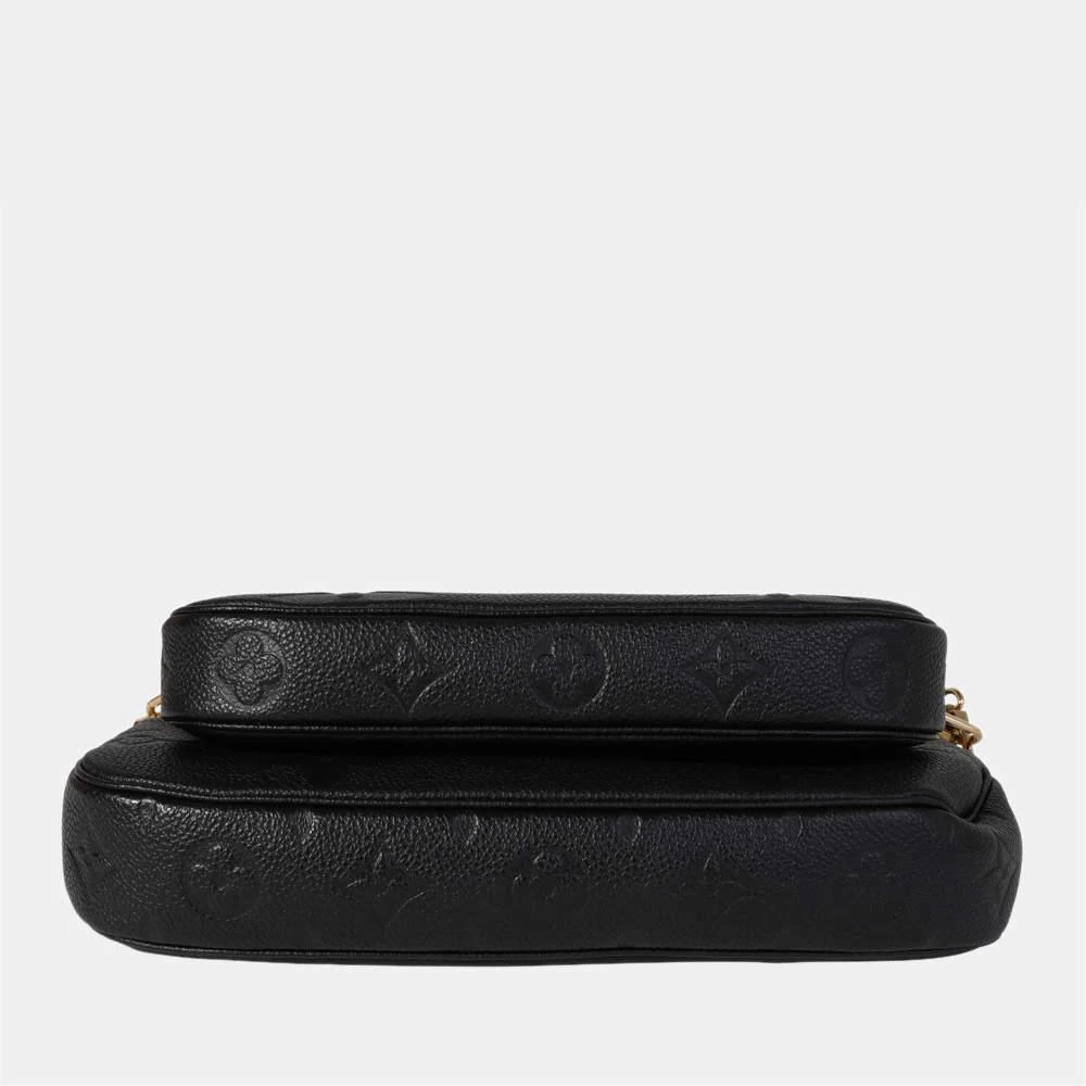 商品[二手商品] Louis Vuitton|Louis Vuitton Black Monogram Leather Empreinte Multi-Pochette Accessoires Shoulder Bag ,价格¥21349,第4张图片详细描述