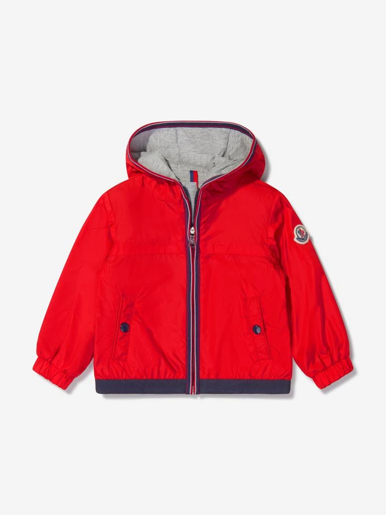 商品Moncler|Moncler Red Baby Boys Anton Rain Jacket,价格¥1040,第1张图片