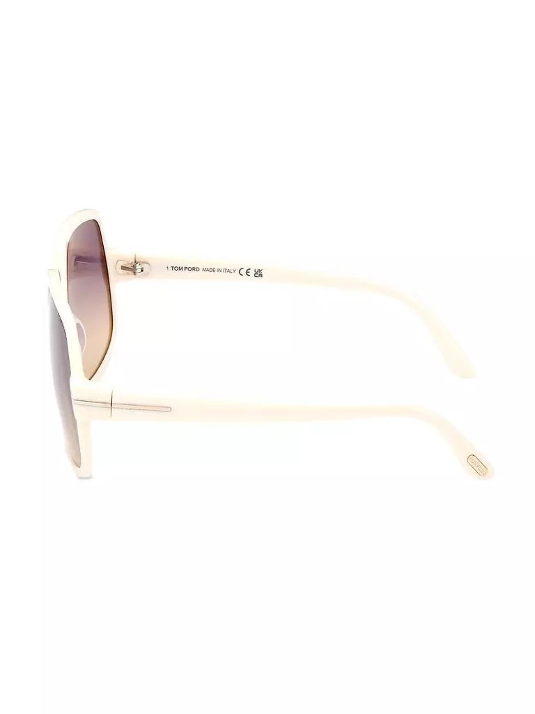 商品Tom Ford|60MM Geometric Sunglasses,价格¥3238,第3张图片详细描述