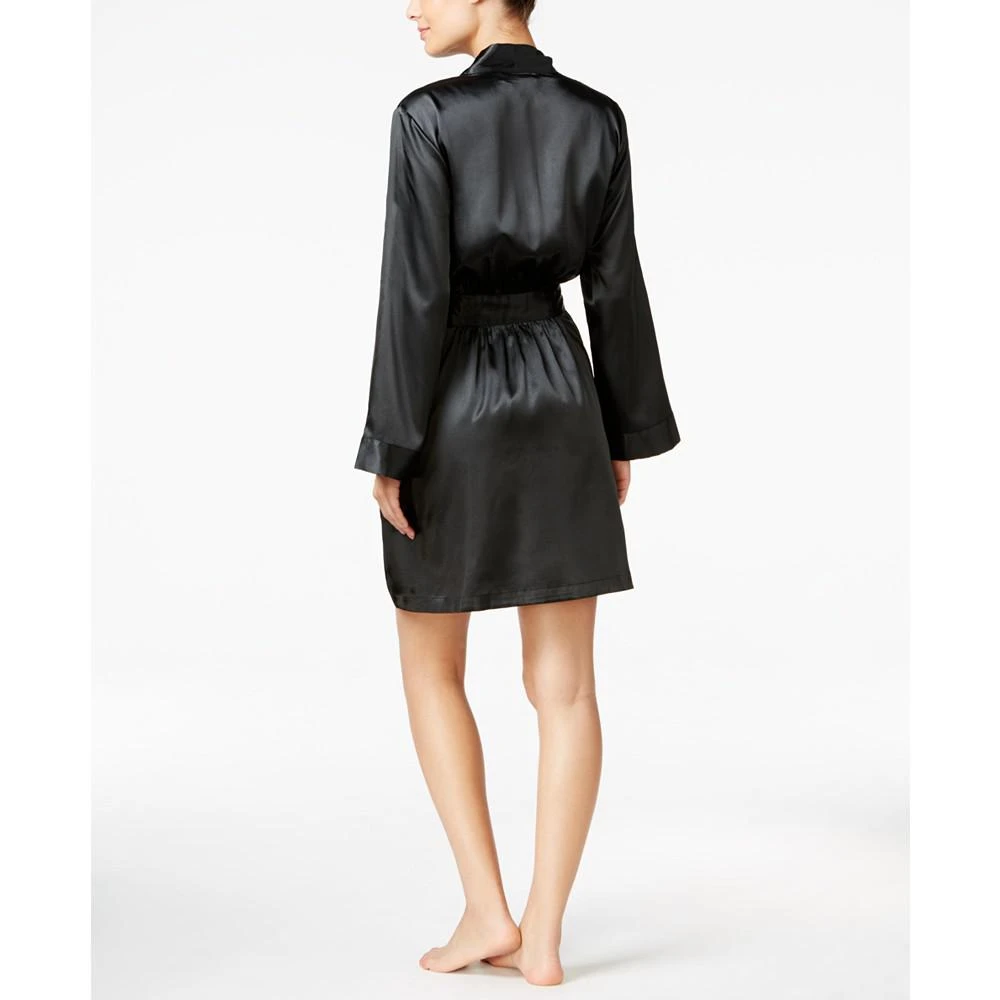 商品Thalia Sodi|Satin Short Wrap Robe, Created for Macy's,价格¥156,第2张图片详细描述