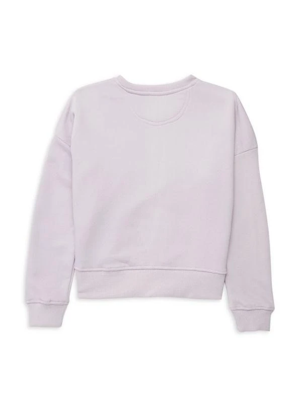 商品Calvin Klein|Girl’s Logo Crewneck Sweatshirt,价格¥115,第2张图片详细描述