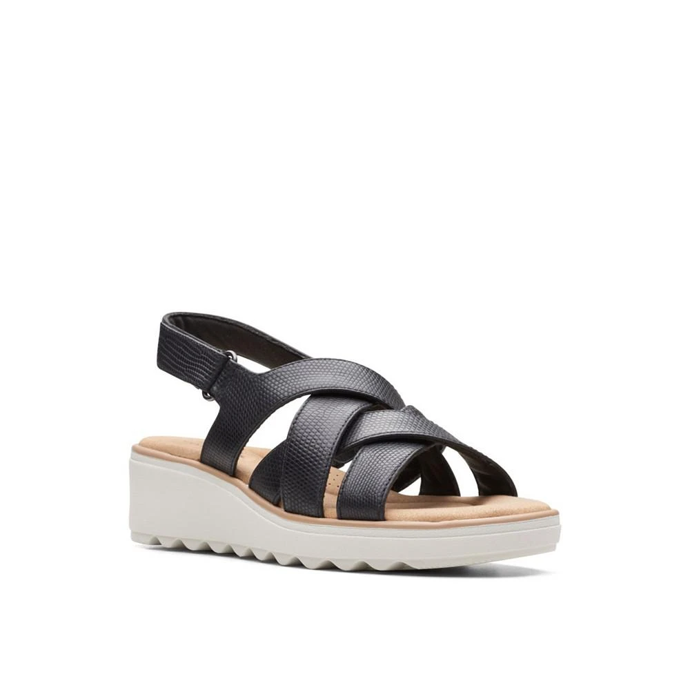 商品Clarks|Women's Collection Jillian Spring Wedge Sandals,价格¥423,第1张图片
