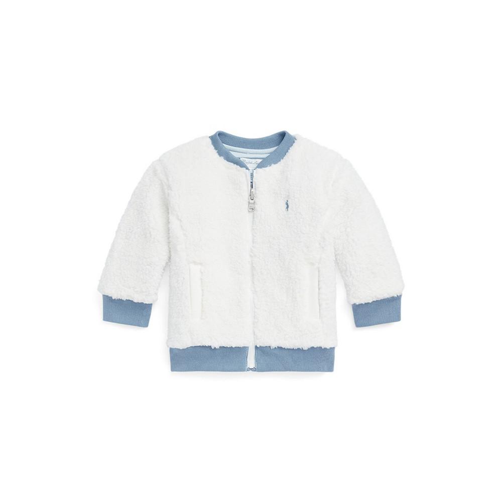 Baby Boys Reversible Teddy Fleece Jacket商品第1张图片规格展示