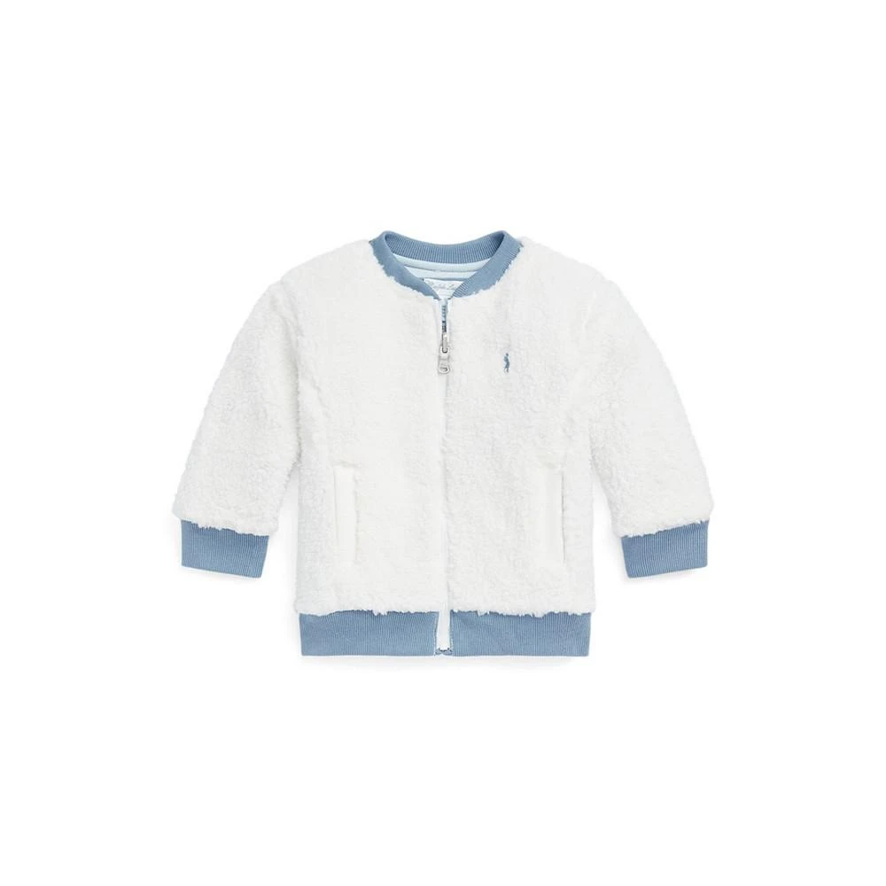 商品Ralph Lauren|Baby Boys Reversible Teddy Fleece Jacket,价格¥364,第1张图片