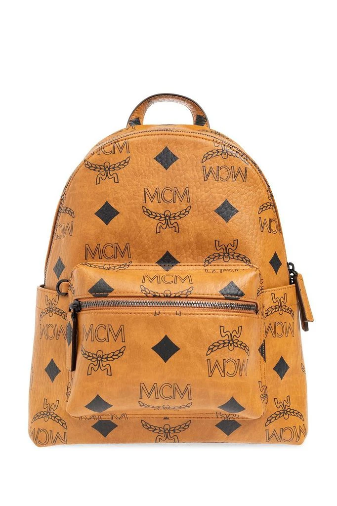 商品MCM|MCM All-Over Logo Printed Zipped Backpack,价格¥6994,第1张图片